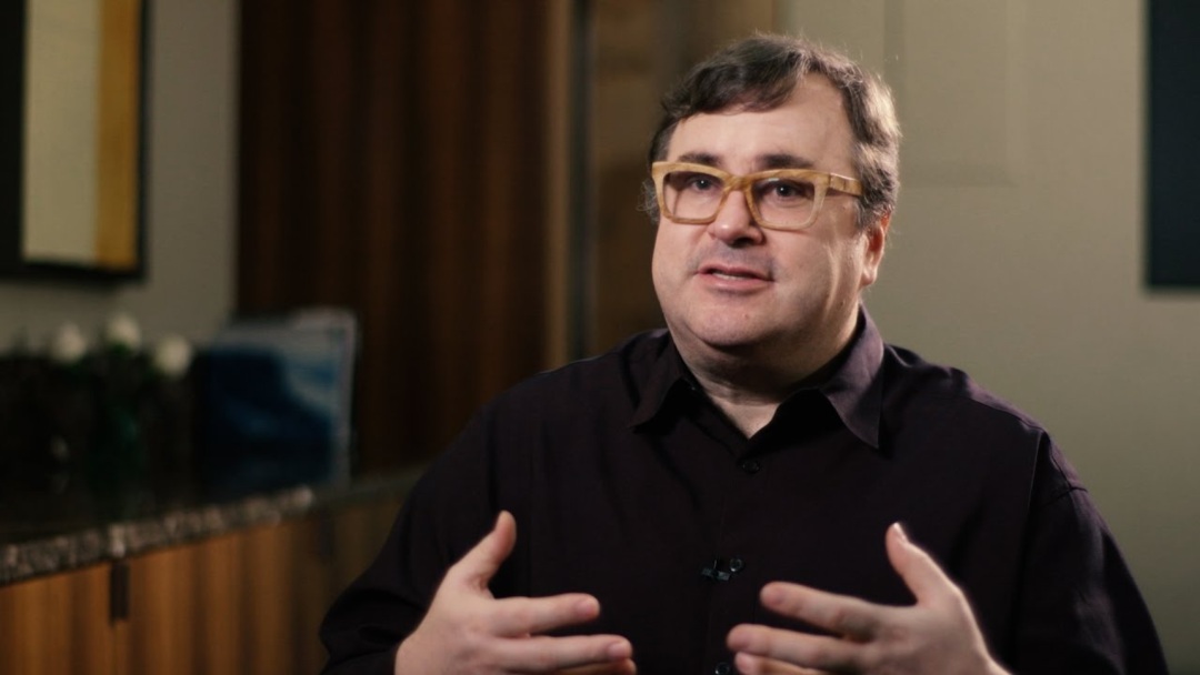 The Lightning Torch passes to Reid Hoffman, co-founder of LinkedIn