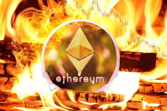 ethereum price dropped today