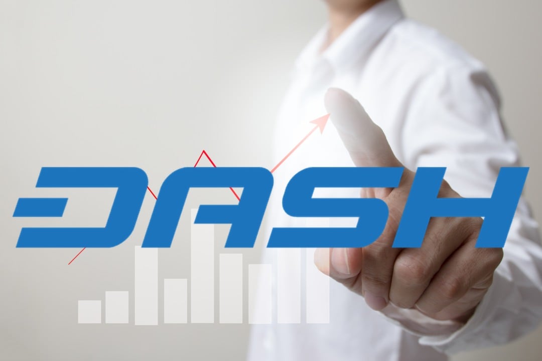 Dash crypto price rises by 5%