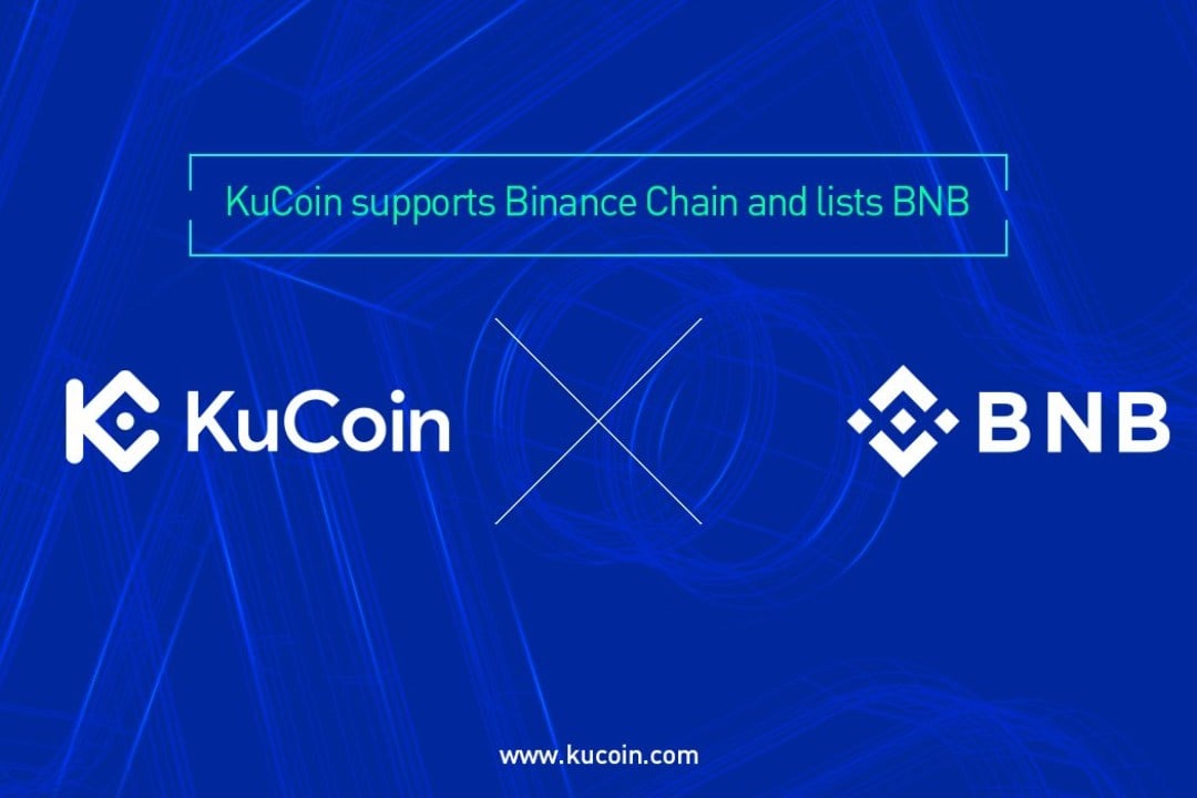 KuCoin list the Binance Coin (BNB) token