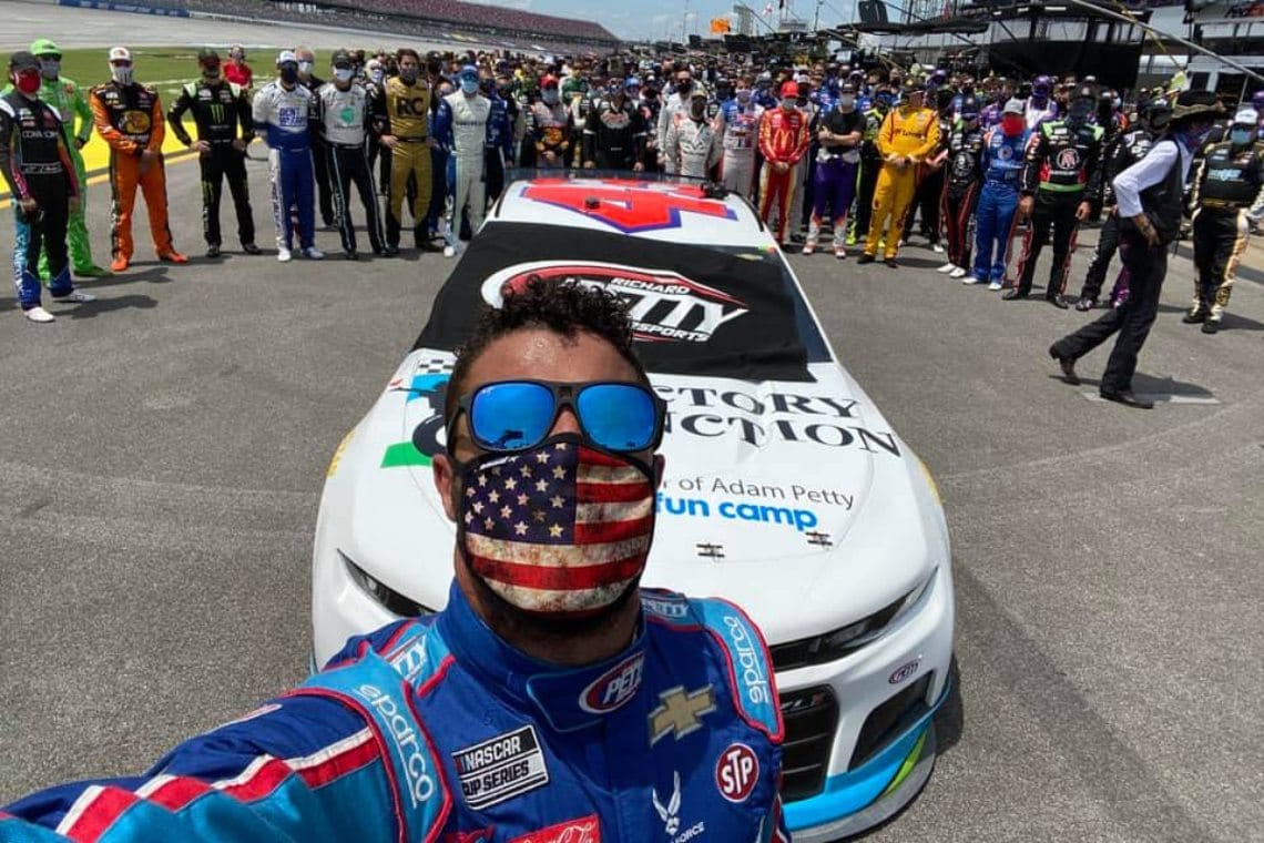 Jack Dorsey and Bitcoin sponsor Bubba Wallace