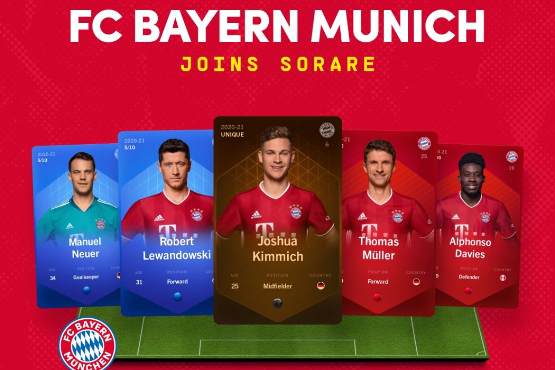 Sorare also adds FC Bayern Munich