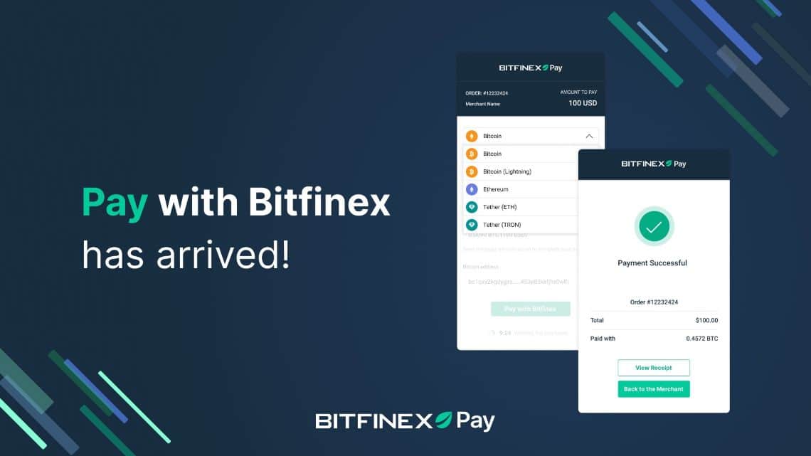 It is now possible to accept crypto payments with Bitfinex Pay