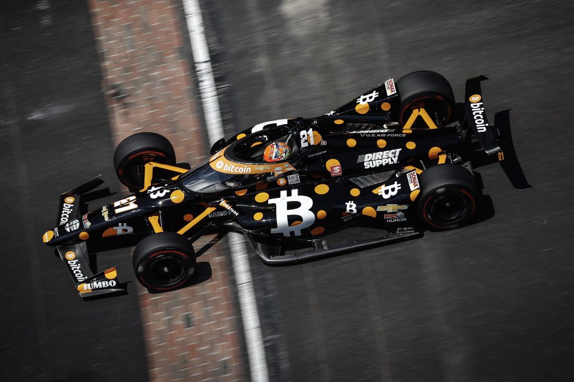 Bitcoin at the Indy 500: “the currency of hope”