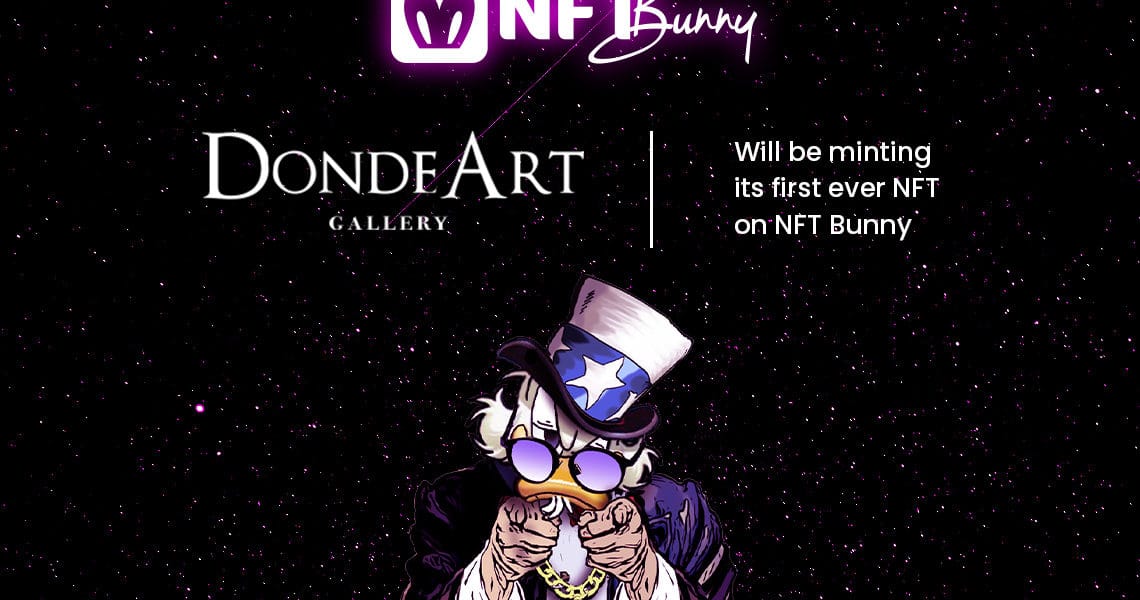 Dondè Art Gallery chooses NFT Bunny to mint its first NFT