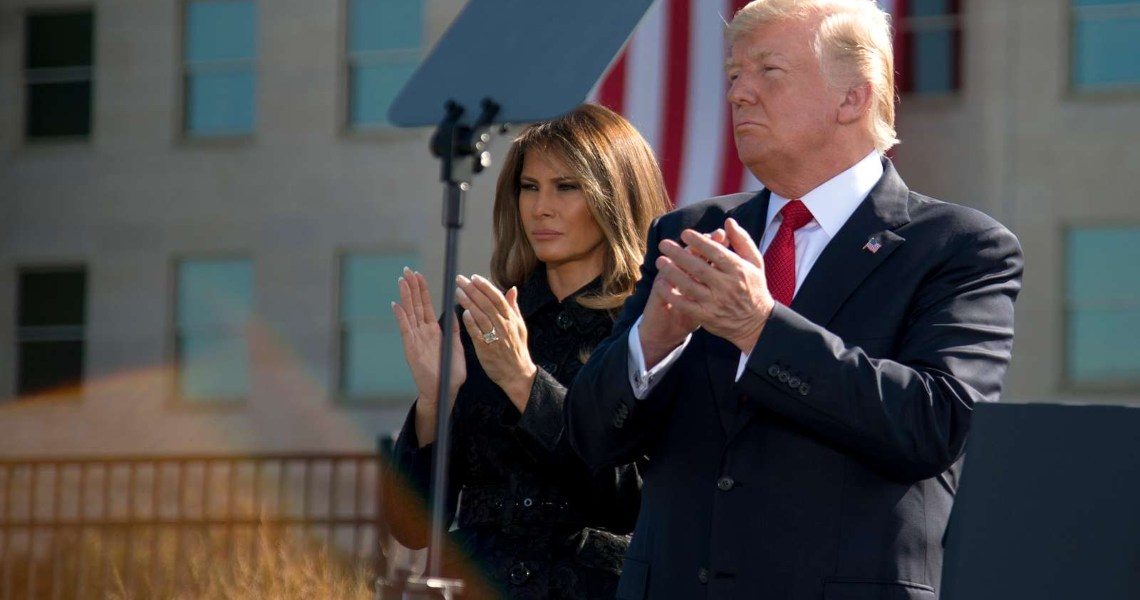 Trump: cryptocurrency dangerous even as his wife launches NFTs