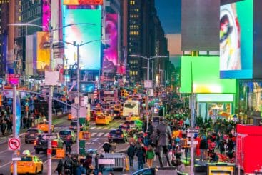 Decentraland celebrates New Year’s Eve in Times Square.