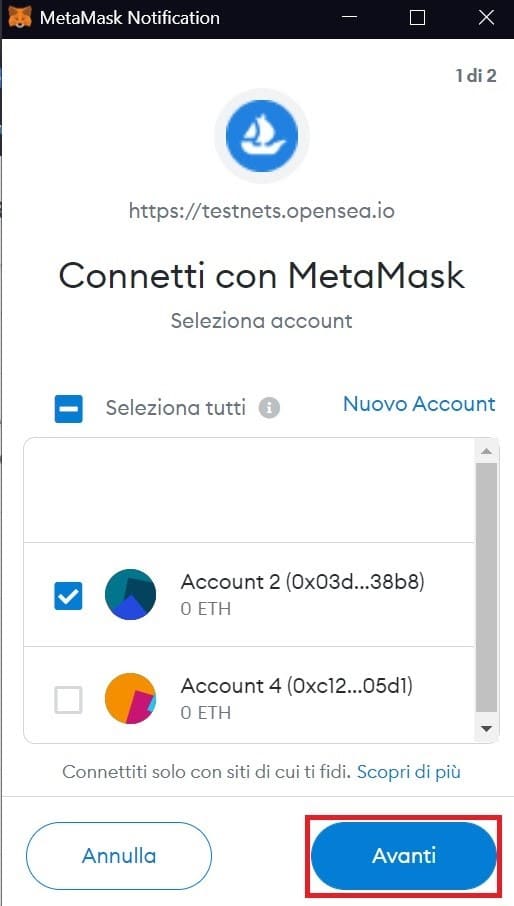 Metamask Opensea