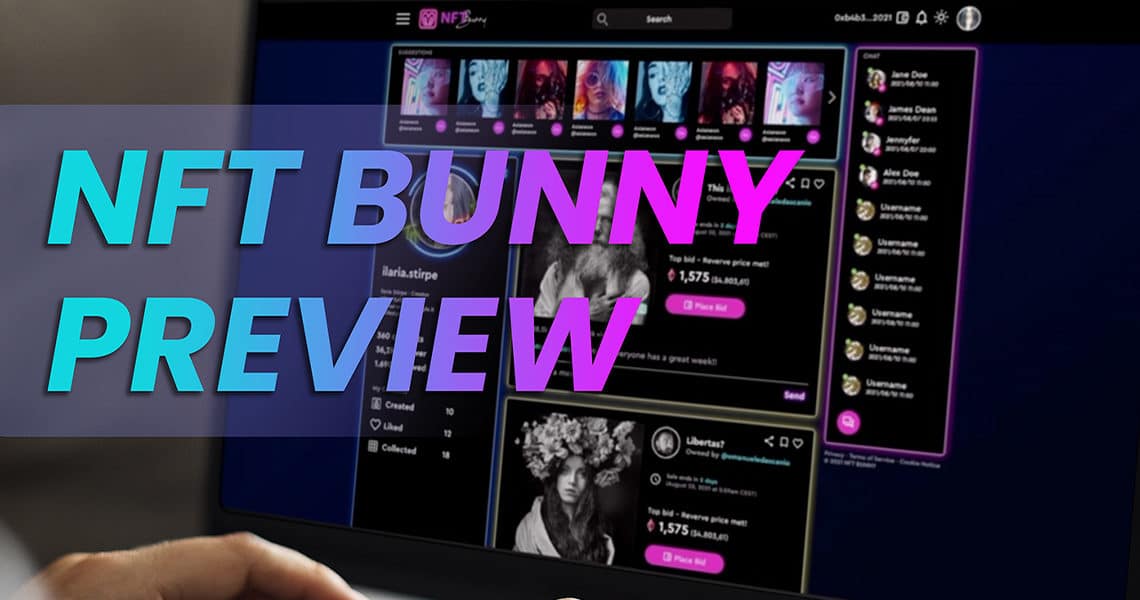 NFT Bunny ready for launch: preview of the platform