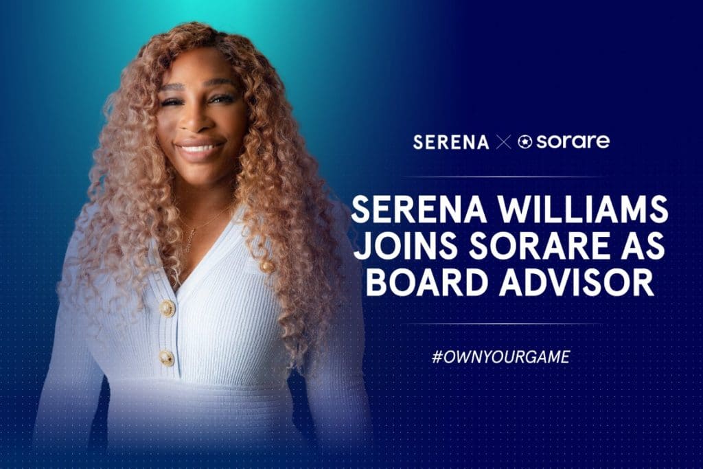 Sorare: Serena Williams joins the board and the world of NFTs