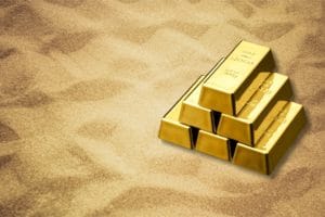 Gold down, but remains a safe haven asset