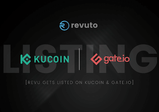 Revuto: Cardano-based token lists on KuCoin and Gate.io