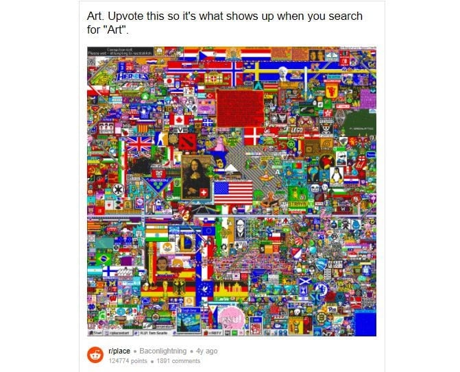 Reddit r/place