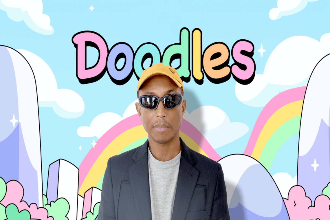 Pharrell Williams doodles