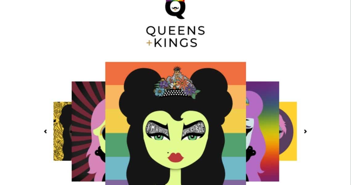 Hackatao and partners launch Queens+Kings NFT for Pride month