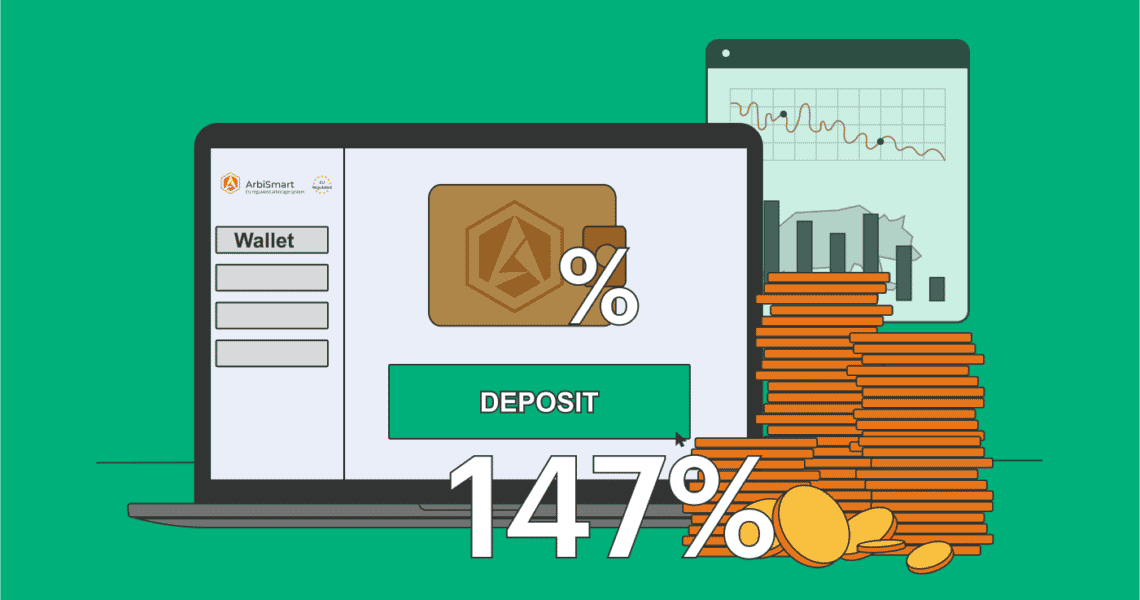 Make 147% profit on you crypto even in a crash