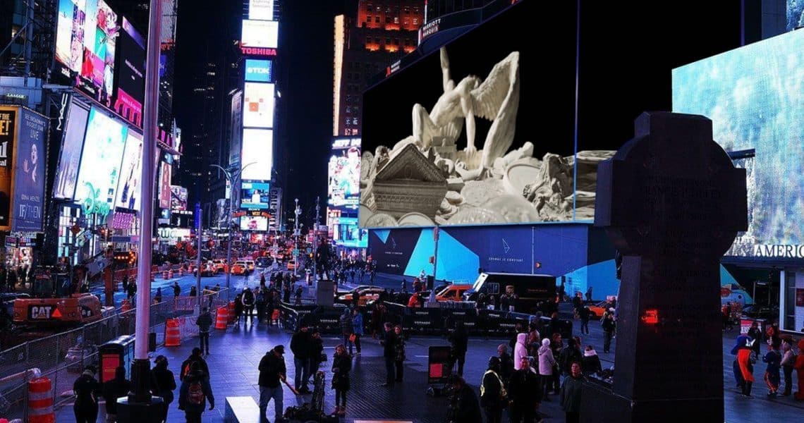 NFTs: 56 Italian and international artists on display in Times Squares