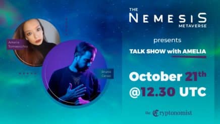The Nemesis: the first episode of the talk show in the metaverse with NFT artist Bruno Cerasi