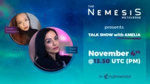 Paola Pinna: an interview with the NFT artist in the metaverse of The Nemesis