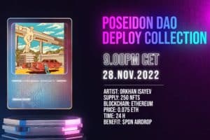 Poseidon Dao announces the second artist in the Deploy Collection