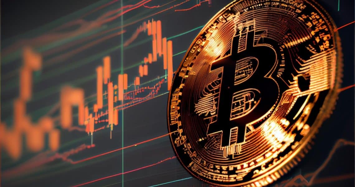 The price of Bitcoin (BTC/USD) in 2023 increases by 28%