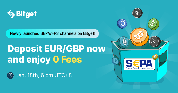 Bitget continues its crypto adoption efforts: the new fee-free SEPA channel