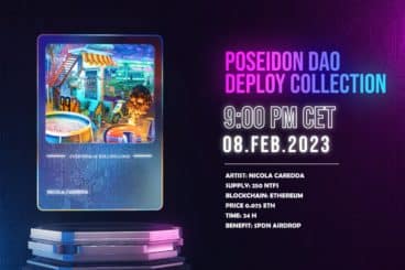 Poseidon DAO announces the fifth artist in the Deploy Collection
