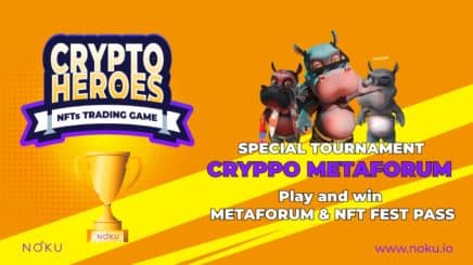 Cryppo and Noku together for a new challenge at the Metaforum event