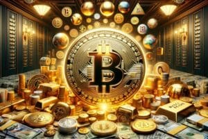 Bitcoin among the world’s major monetary crypto assets
