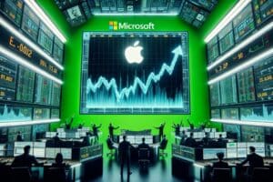 The Microsoft stocks surpass those of Apple