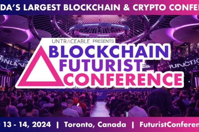 blockchain futuristic conference