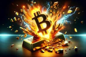 ETF: Bitcoin is worth more than half of gold