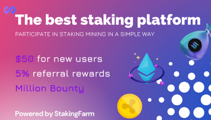 Earn Passive Income Up to 26% with StakingFarm