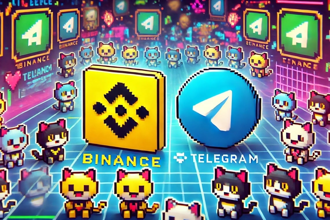 Binance aims at gaming on Telegram and invests in the bot Catizen