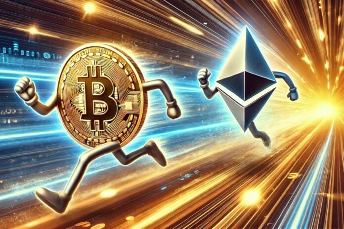 Ethereum fed bitcoin