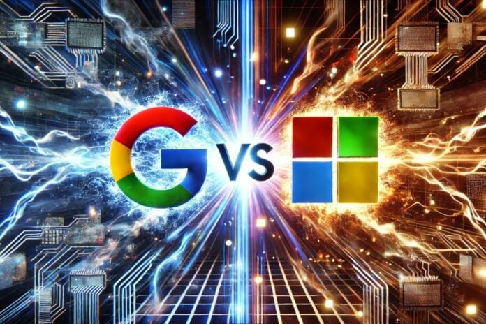 Microsoft vs google ai