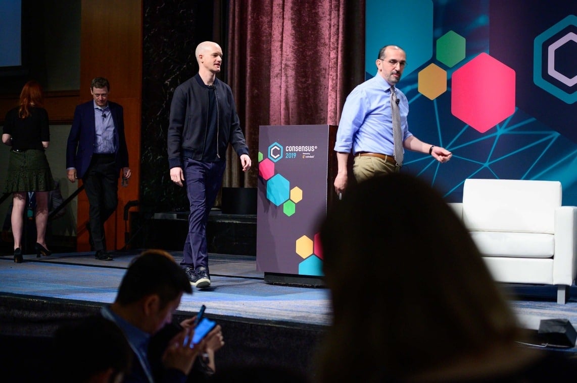 Donald Trump meets the CEO of Coinbase Brian Armstrong