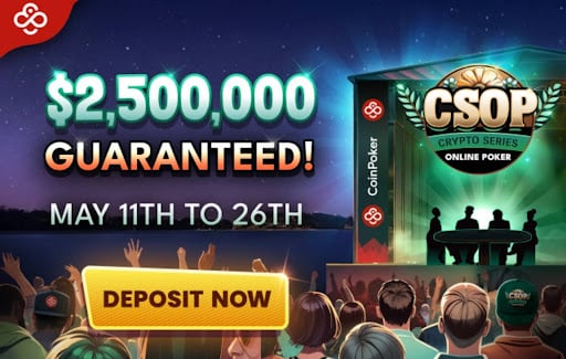 Crypto Series of Online Poker Promo Returns to CoinPoker: CSOP Spring