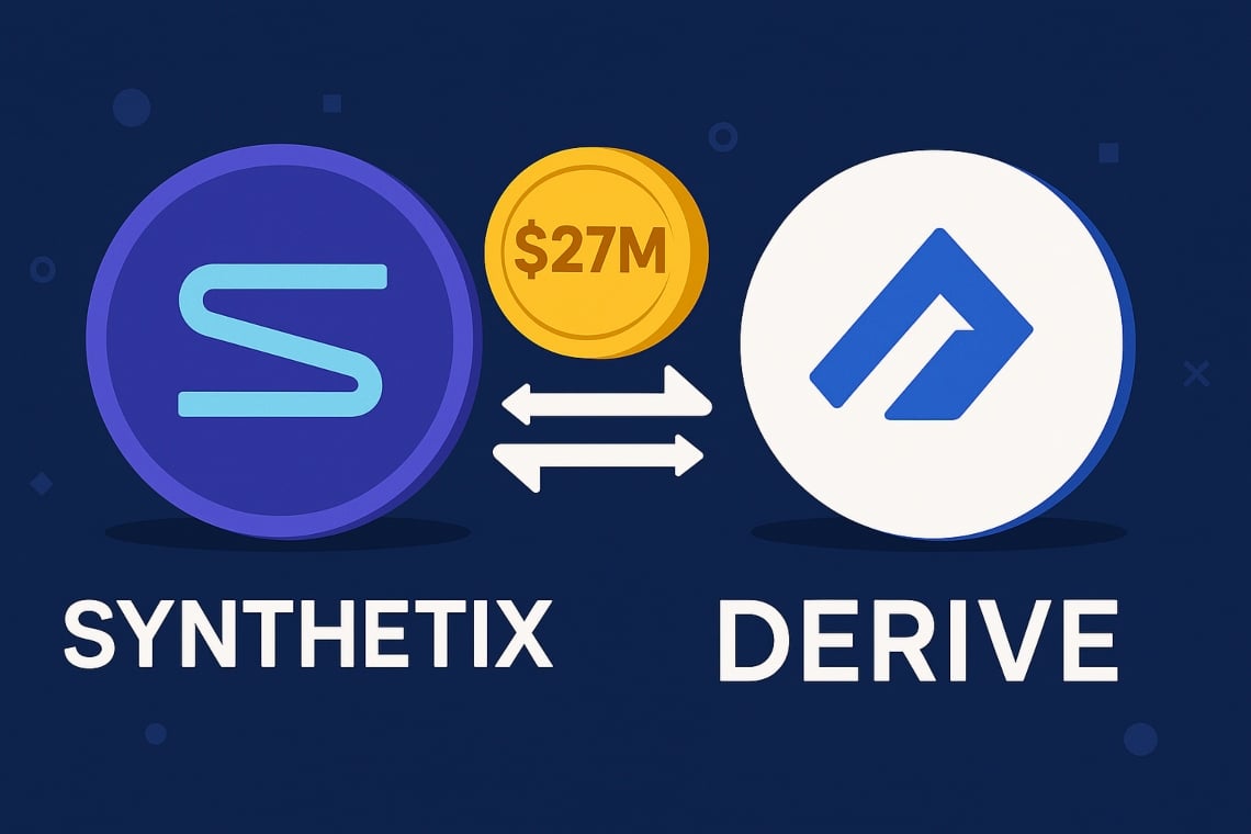 Synthetix acquires Derive with a  million token swap