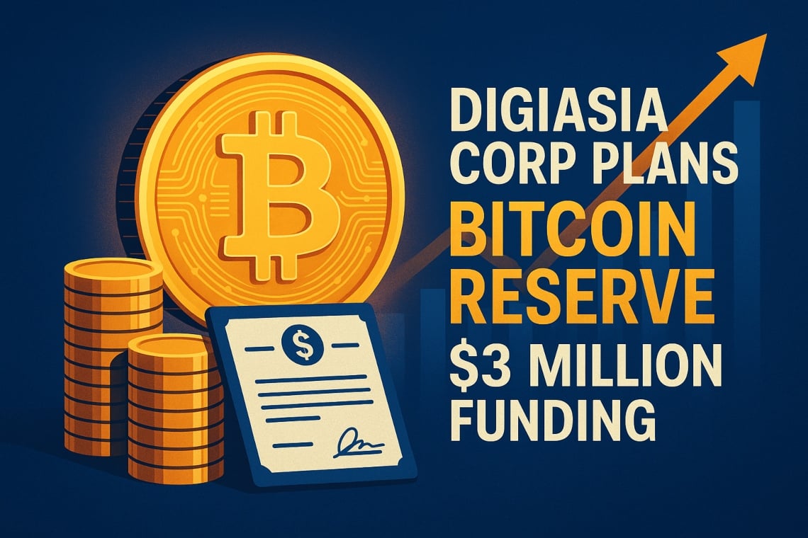 DigiAsia Corp launches its reserve strategy in Bitcoin