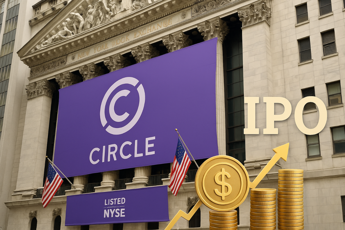 The stablecoin Circle debuts on the stock exchange with an IPO of .05 billion