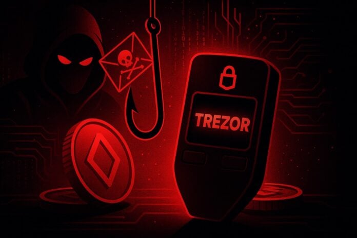 trezor attacco phishing