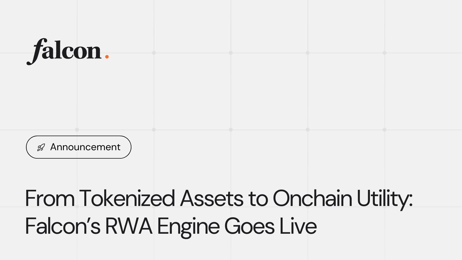 Falcon Finance Unlocks Real-World Asset Utility with First Live USDf Mint Using Tokenized Treasuries