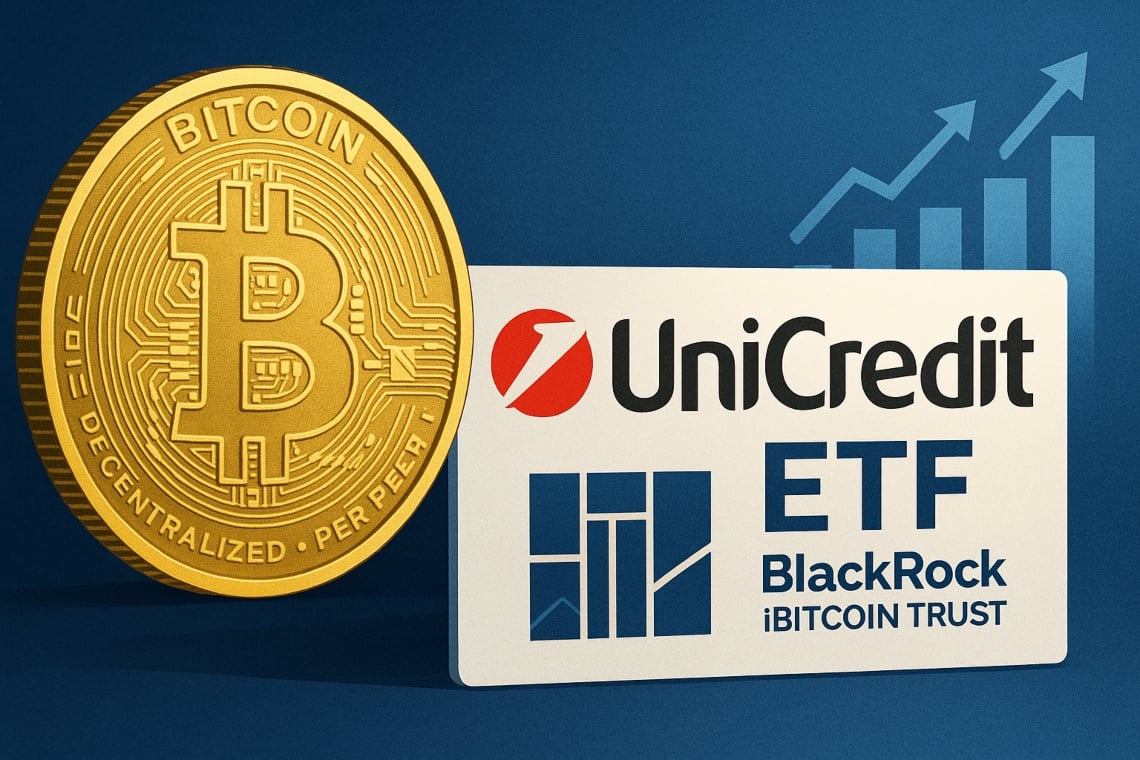 Bitcoin protagonist: UniCredit launches BlackRock ETF product