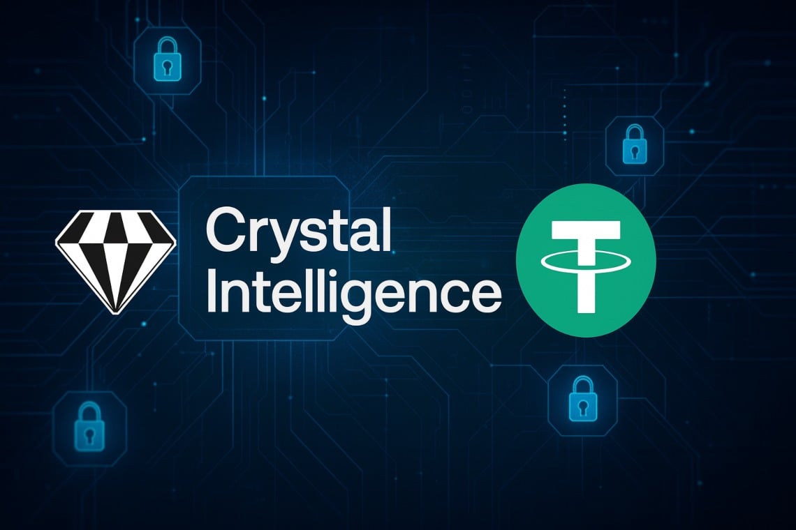 Tether: strategic investment in Crystal Intelligence for blockchain security