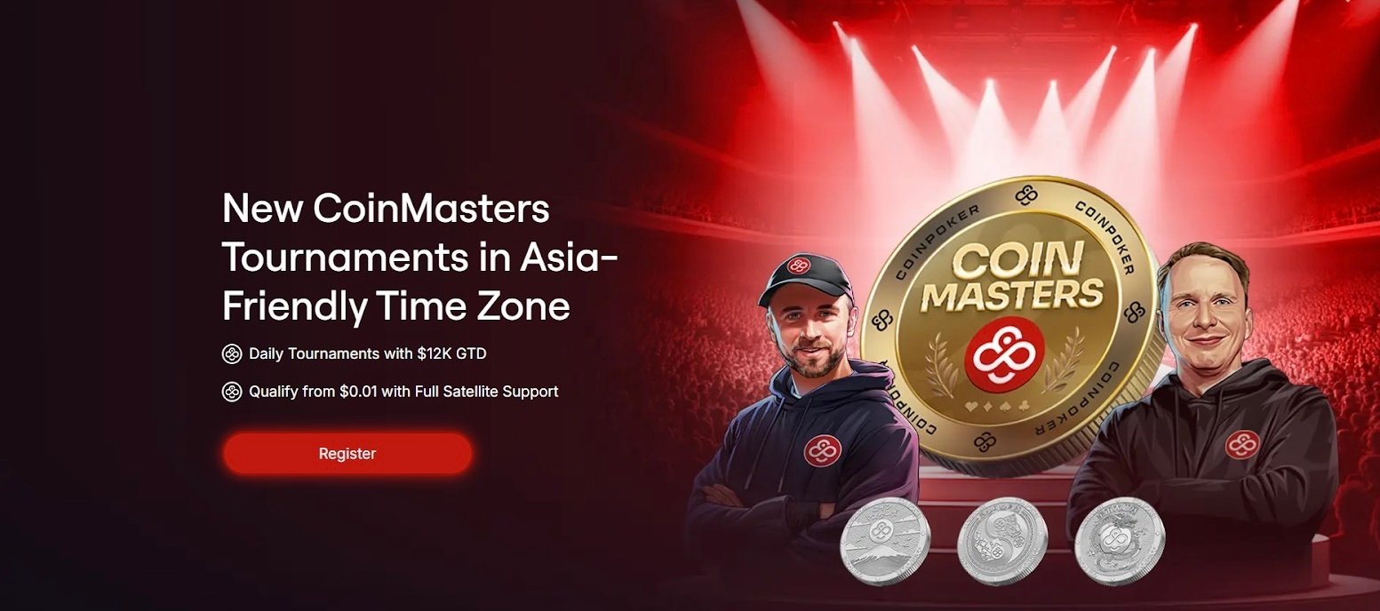 Asia Poker Fan? CoinPoker Adds Asia-Pacific Timezone Events To Schedule For CoinMasters Asia