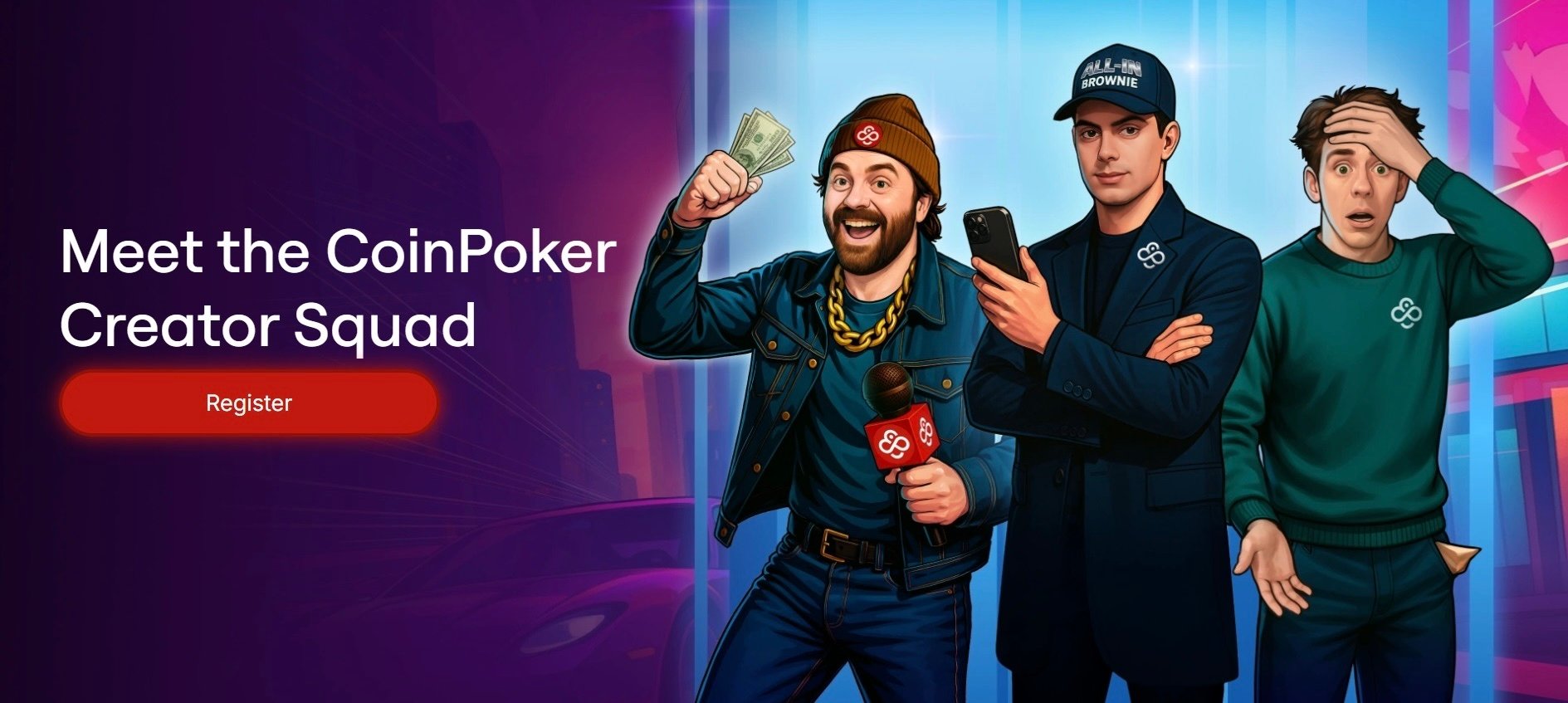 Crypto Poker Site Sponsors Corey Eyring, Ryan Depaulo & Frankie C To Create Viral Content