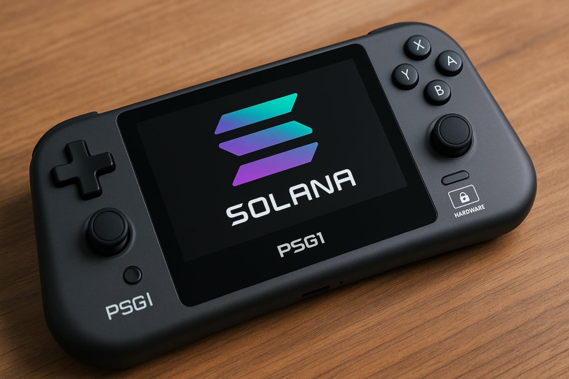 PSG1 Solana, portable Web3 console with hardware wallet