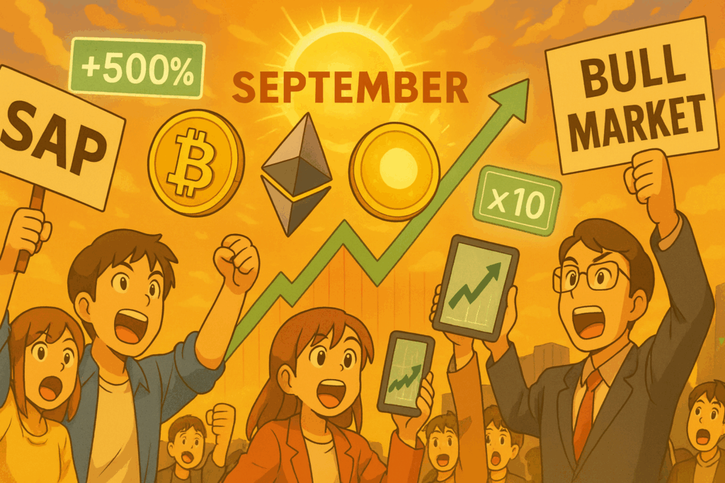 These 4 Cryptocurrencies Will Make The Difference In The September Bull Run