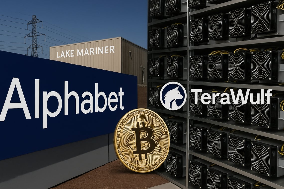 Alphabet pushes on mining: backstop at 3.2 billion and warrants up to 14% in TeraWulf